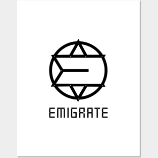 Emigrate band Posters and Art